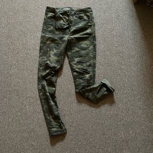 American Eagle High-Waisted Camo Jeans